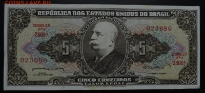 БРАЗИЛИЯ 5 крузейро 1964г., ДО 08.11. - 5 крузейро 1964г., А.JPG