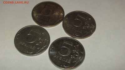 Покрытие монет 5 рублей 2008г и 2010г , есть вопрос - S1310037.JPG