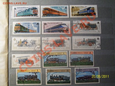 Марки "Поезда, техника" СССР, Куба до 25.05.2011 22:30 - 100_4208.JPG