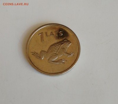 Латвия, 1 лат 2010 г. Лягушка до 11.11.2018 г. - IMG_20181104_123303