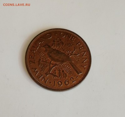 Новая Зеландия, 1 пенни 1962 г. Птичка до 11.11.2018 г. - IMG_20181104_123019