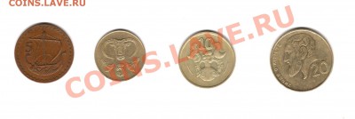 4 монеты Кипра до 26.05.11 г. 22.00 мск - кипр 4 аверс