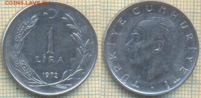 Турция 1 лира 1972 г., до 08.11.2018 г. 22.00 по Москве - Турция 1 лира 1972 4372