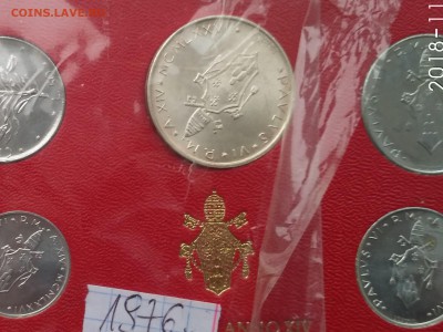 ВАТИКАН,500 лир 1976г(из набора)до 7.11.2018 - IMG_20181105_114441