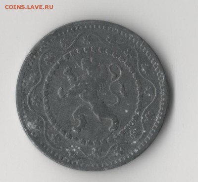 Бельгия 10 центов 1916 оккупация 22-00 по мск 10.11.18 - ок бельгия