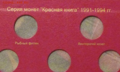 Лист для монет серии Красная книга до 11.11.2018 - P1110817.JPG
