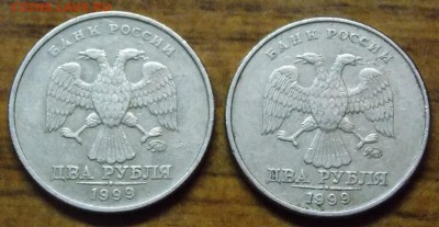 2 рубля 1999 ММД 2 штуки одним лотом - 46