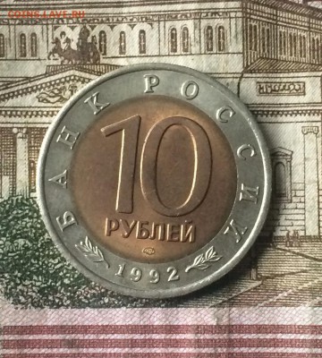10 рублей 1992г. Красная книга. Казарка до 09.11.18 - IMG_9022.JPG