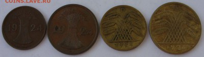 1-2-5-10 рентенпфеннигов Германия Веймар 1924. - 1-2-5-10 рентенпфеннигов - 2