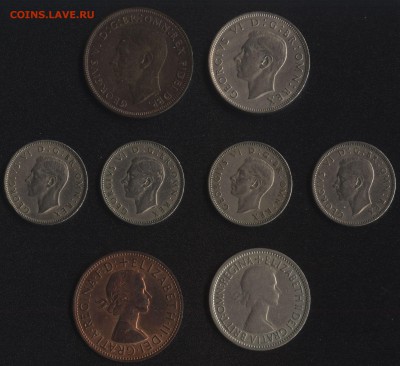 Англия 8 монет 1948-1967 с рубля до 22:00мск 13.11.18 - Англия 2