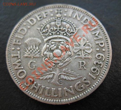 Британия, 1939 г, 2 Sh, до 24.05 в 21-00 мск - 1939 2 шил