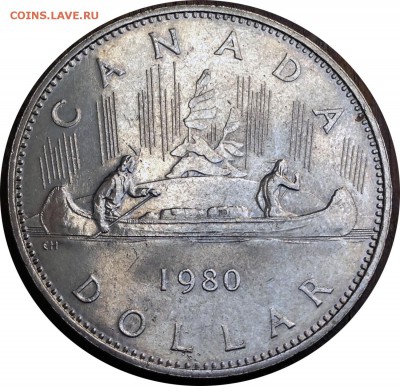 A82 Канада 1$ 1980 Вояджер до 13.11 в 22°° - A82 Канада 1 доллар 1980_2