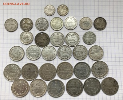 32 монеты РИ. Ag. - 76A5280E-1BC2-4F4F-B23E-E3C293CD0920