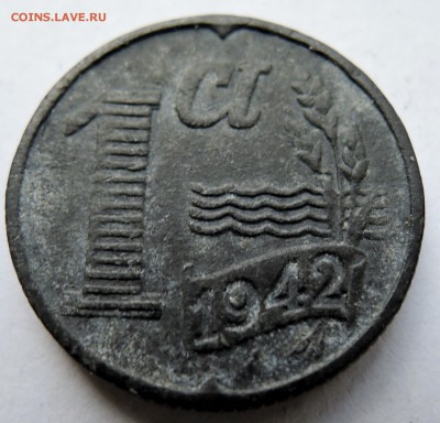 НИДЕРЛАНДЫ - 1 цент 1942 г. до 13.11 в 22.00 - DSCN3011.JPG