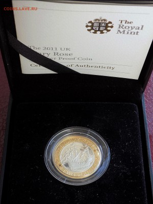 2 фунта Великобритании 2011 Парусник Mary Rose Комплект - коробка.JPG