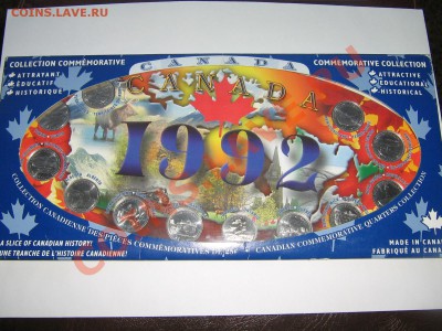 Канада.Набор 12 монет 25 центов 1992 года Провинции 27.05. - Изображение 1347