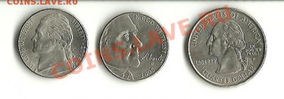 США - 3 монеты - 5