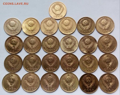 3коп. (1961 ÷91гг) (25шт) до 11-11-2018г. - 20181106_130627-1