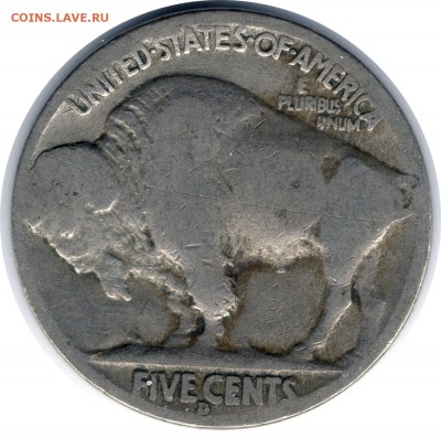 A84 США 5¢ Buffalo Nickel 1936D до 14.11 в 22°° - A84 США 5 цент 1936D_2