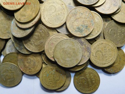 5 копеек 1926-57г.Всего 170шт.До 13.11.18г. 22.00. - DSCN0501.JPG