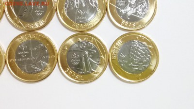 Набор 16 шт Бразилия Олимпиада в Рио unc до 22.00 11.11 - 4