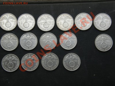 Серебро III Reich: двухмарочники 1937, 1938, 1939гг - P5210008.JPG