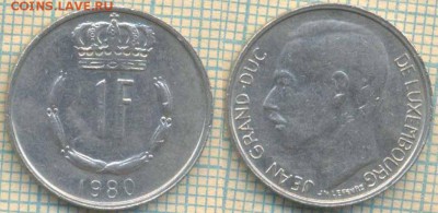 Люксембург 1 франк 1980 г. , до 14.11.2018 г. 22.00 по Москв - Люксембург 1 франк 1980 4420