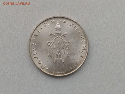 ВАТИКАН,500 лир 1974г(из набора)до 11.11.2018 - IMG_20181105_114514