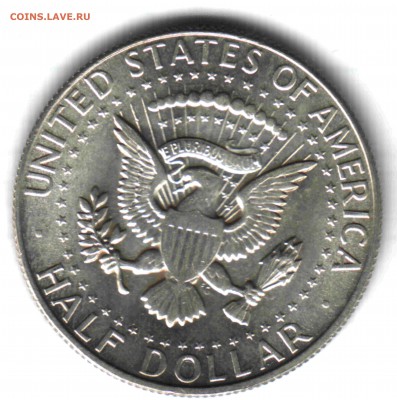 50 центов США, на оценку, UNC. 1964, 1965, 1967, 1968. - 4