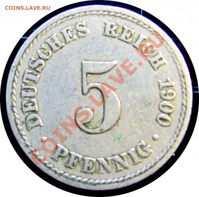 R78 Германия 5 пфеннигов 1900A до 27.05 в 22°° - R78 5 1900a_1