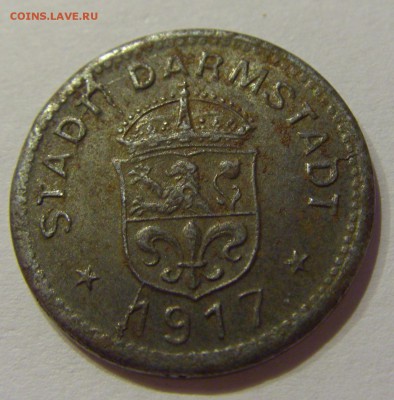 Нотгельд 10 пфеннигов 1917 Дармштадт Fe №1 15.11.18 22:00 М - CIMG9073.JPG