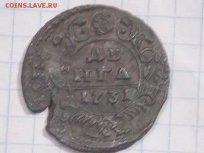 деньга 1731 года - DSCN0386.JPG