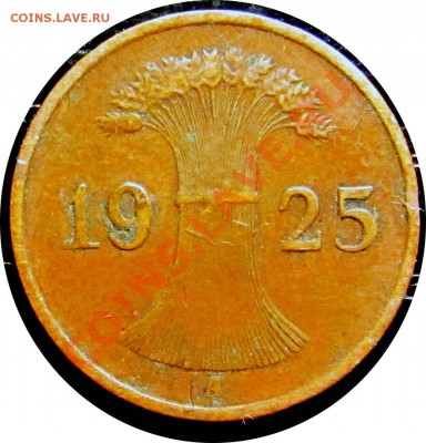 R83 Германия 1 пфенниг 1925A до 27.05 в 22°° - R83 1 1925_2