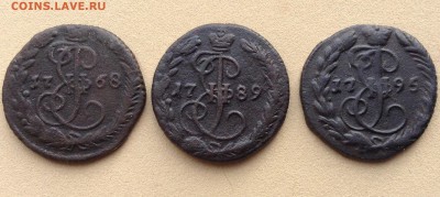 Деньга 1768г.ем,1789г.ем,1795г.ем до 15.11.18г. в 22.00мск - image