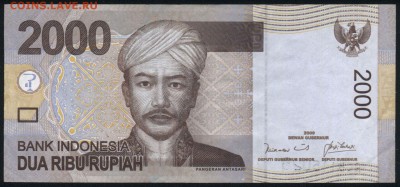 Индонезия 2000 рупий 2009 unc 16.11.18. 22:00 мск - 2