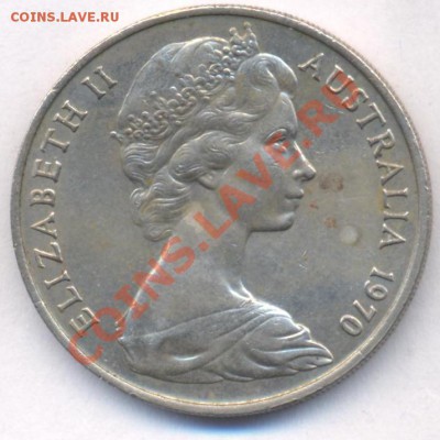 Австралия 20 центов 1970 г. До 23.05.11 г. 20-00 МСК. - Австралия.1