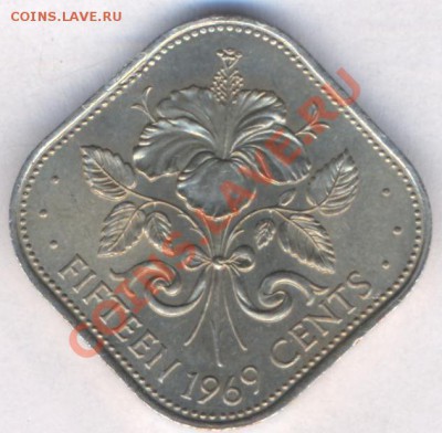 Багамские о-ва 15 центов 1969 г.До 23.05.11 г. 20-00 МСК. - Багамы
