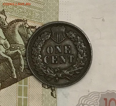 Две монеты 1 цент США, 1855 и 1900 гг. - D348A998-FFE8-4AEB-AA80-6671A250AB81