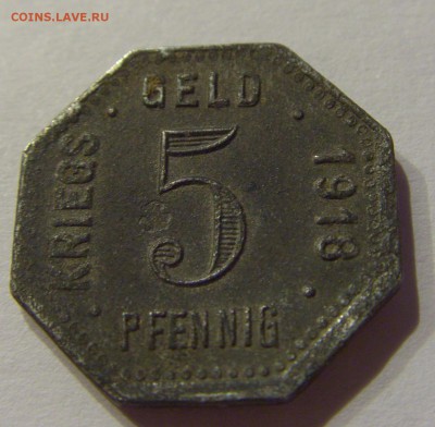 Нотгельд 5 пфеннигов 1918 Менген №1 15.11.18 22:00 М - CIMG9098.JPG