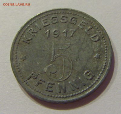 Нотгельд 5 пфеннигов 1917 Виттен №1 15.11.18 22:00 М - CIMG9107.JPG