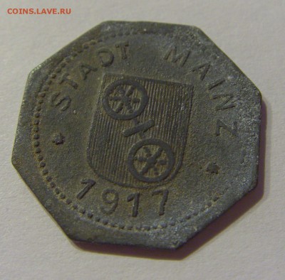 Нотгельд 5 пфеннигов 1917 Майнц №1 15.11.18 22:00 М - CIMG9165.JPG