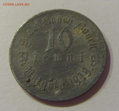 Нотгельд 10 пфеннигов 1919 Баден-Баден №2 15.11.18 22:00 М - CIMG9179.JPG