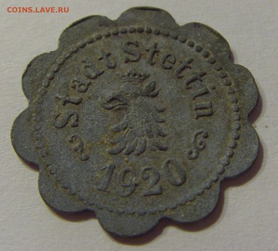 Нотгельд 10 пфеннигов 1920 Штеттин №1 15.11.18 22:00 М - CIMG9192.JPG