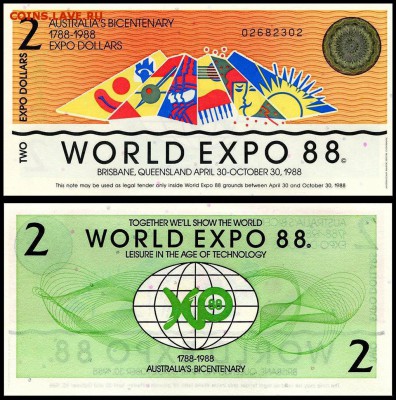 Австралия 2 доллара 1988 г. пресс. до 15.11. в 22:00 мск. - 6075573
