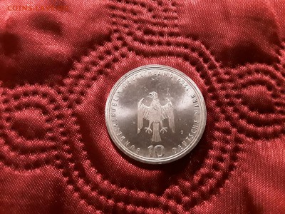 Германия. ФРГ. 10 марок 1989 года. Гамбург. До 13.11.18. - 20181110_195011