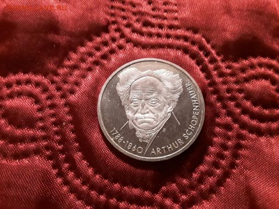 Германия. ФРГ. 10 марок 1988 года. Шопенгауэр. До 13.11.18. - 20181110_195136