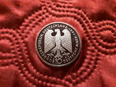 Германия. ФРГ. 10 марок 1997 года. Гейне. До 13.11.18. - 20181110_195310