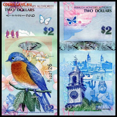 Бермуды 2 доллара 2009 г. пресс. до 15.11. в 22:00 мск. - 6076071