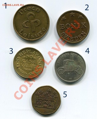 5 разных жетонов (иностранные+украинский) - img482