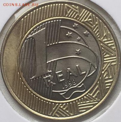 БИМ Бразилии 1 реал, 1998 50 лет Декларации Прав Человека - 2